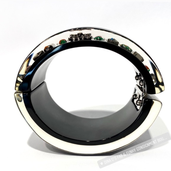 SOLD Authentic Chanel Supermarket Inclusion Bangle - Picture 7 of 10